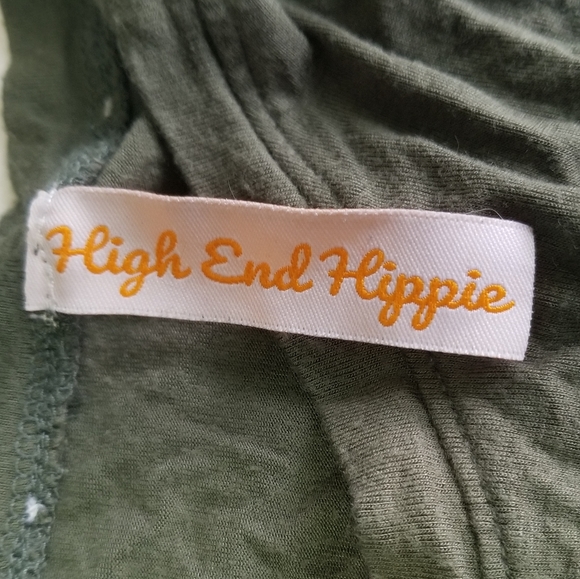 HIGH END HIPPIE Sleeveless Swing Keyhole Mini Sun Dress - Picture 6 of 9